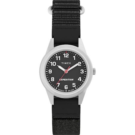 Expedition Field Mini Watch, Black Dial FastWrap Strap